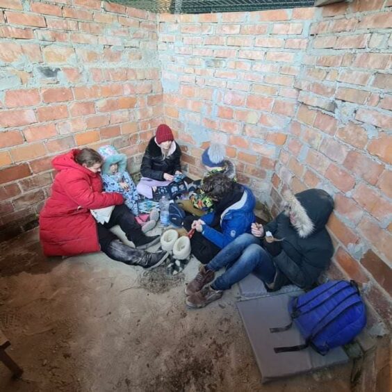 Because they haven't been able to access help from the UK's Ukraine family visa scheme Mariya's family are still needing shelter in Ukraine.