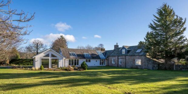 North Gellan, near Aboyne, Aberdeenshire, is on the market with Savills.