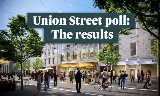Our Union Street poll indicates most Aberdonians want traffic on Union Street. Supplied by Chris Donnan, design team