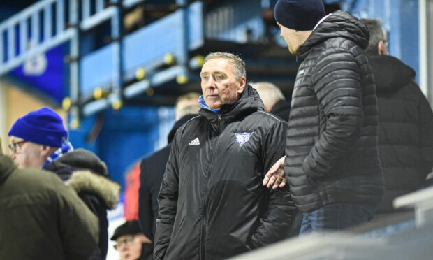 Peterhead manager Jim McInally. Image: Wullie Marr/DC Thomson