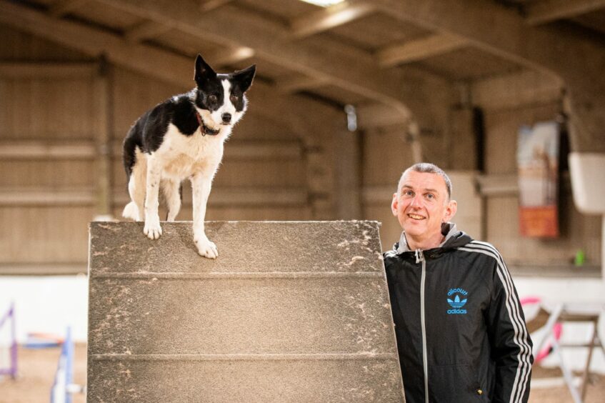 Euan Paterson putting Crazee through her paces. Photo: Wullie Marr/DCT Media