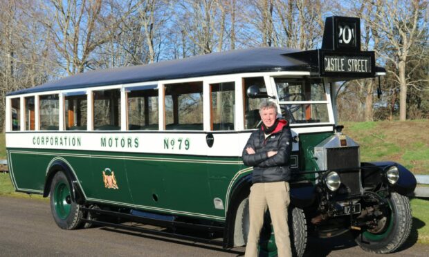 Andrew with the old No.37 bus.