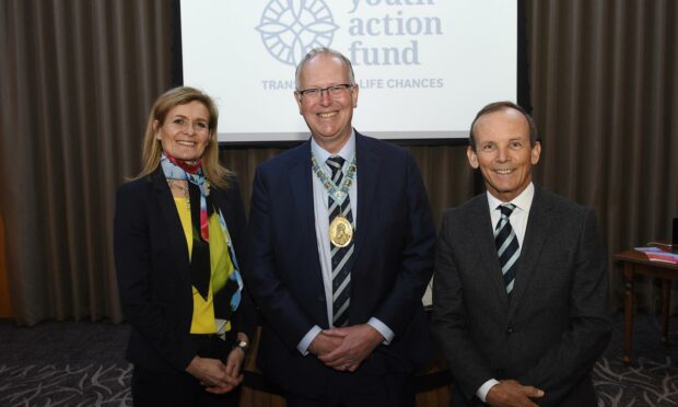 Celia Tennant, chief executive Inspiring Scotland
Chris Porter, Master of the Worshipful Company of Distillers
Grant Gordon, chairman of the Distillers' Charity