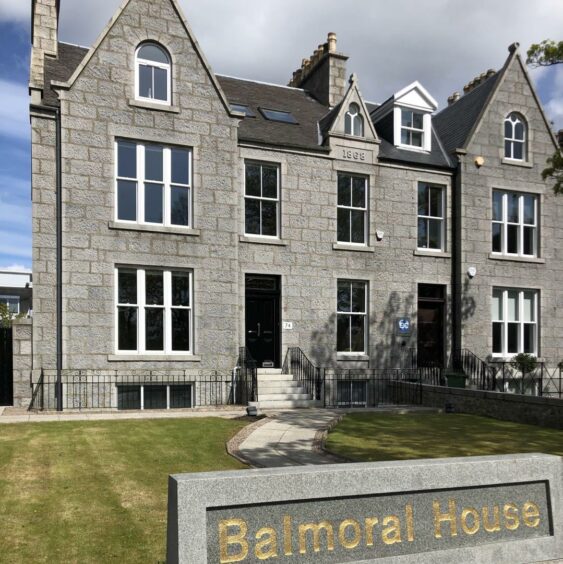 Balmoral House on Carden Place.