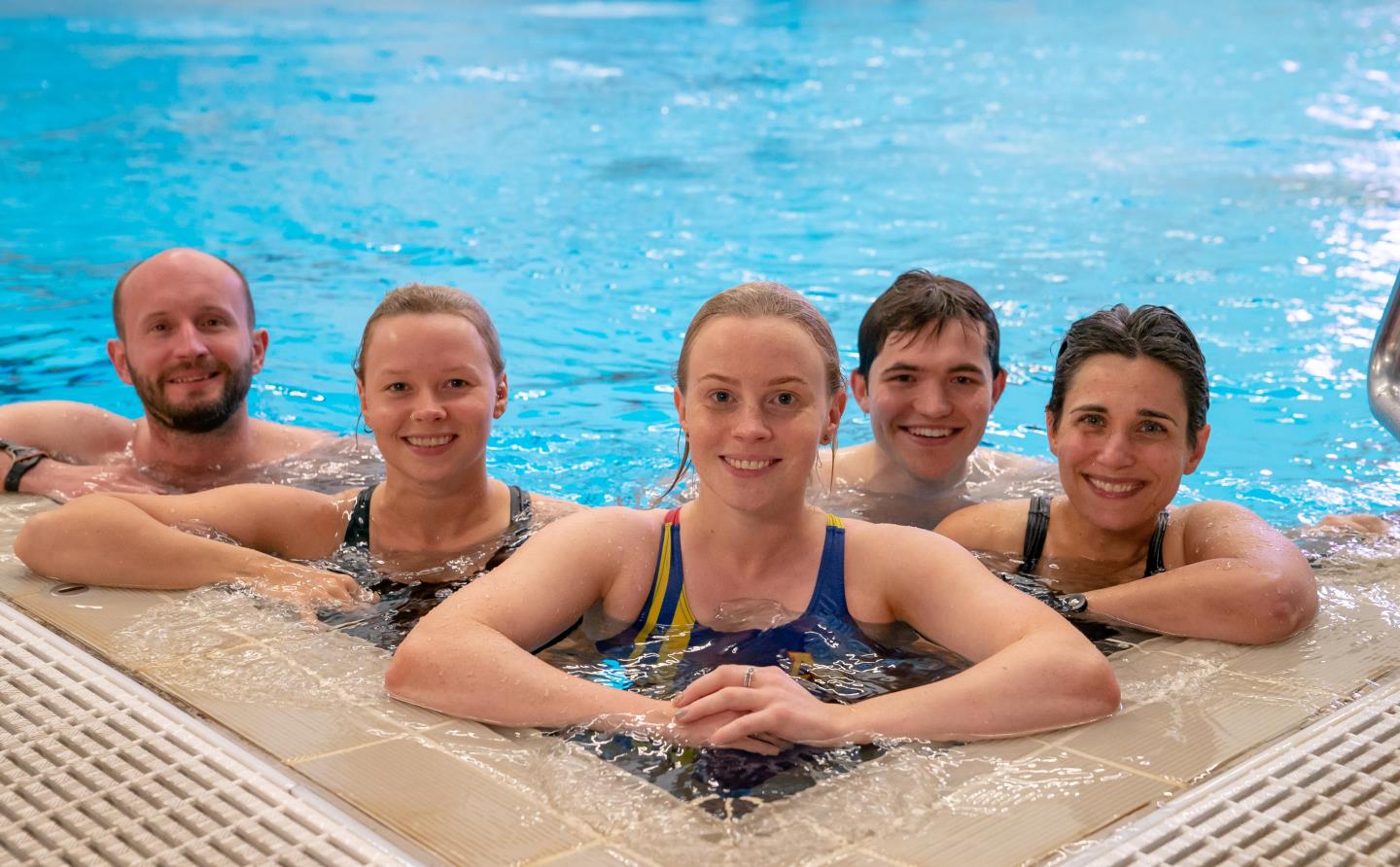 Swimming team at Aberdeen Sports Village