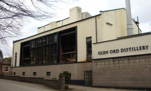 External view of Diageo Glen Ord distillery.