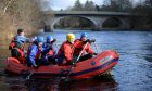 Rafting on the river Dee at Banchory. Image: DC Thomson