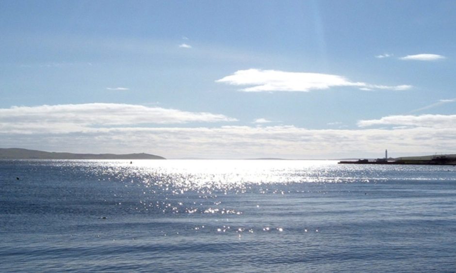 Scapa Flow in Orkney where a man went missing.