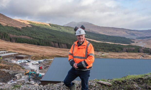 Former Scotgold Resources chief executive Richard Gray at Cononish.