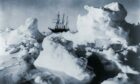 The Endurance trapped in Weddell Sea pack ice in Antarctica in 1916.