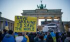 Demonstrators in Berlin protest against Russia's invasion of Ukraine (Photo: Clemens Bilan/EPA-EFE/Shutterstock)
