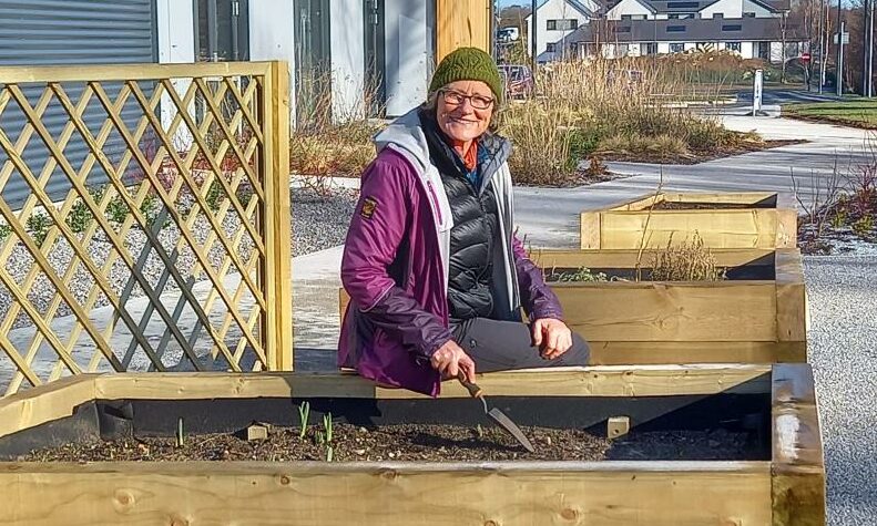 Jen Barrett is project manager of  Badenoch and Strathspey Therapy Gardens.