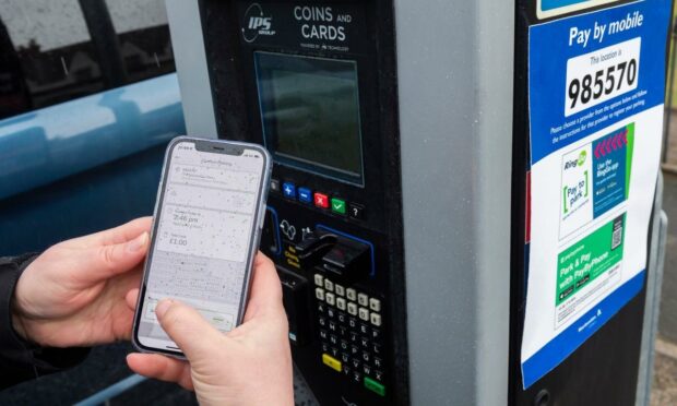 Aberdeenshire Council is to become the first local authority in Scotland to offer a choice of cashless payment methods in its carparks. Supplied by Aberdeenshire Council.