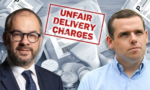 UK minister Paul Scully has agreed to meet Douglas Ross over unfair delivery charges.