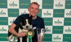 Euan Paterson with border collie Crazee after winning Crufts Championship 2022. Supplied by Euan Paterson.