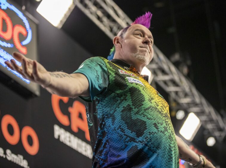 Peter Wright will be in action in Aberdeen tonight