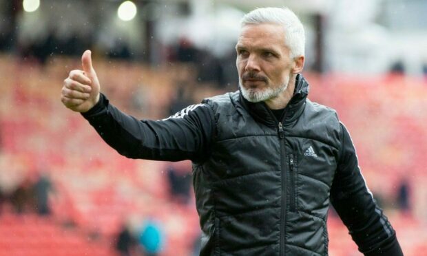 Aberdeen manager Jim Goodwin