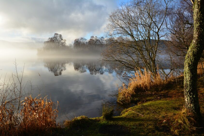 Loch Kinord in Aberdeenshire