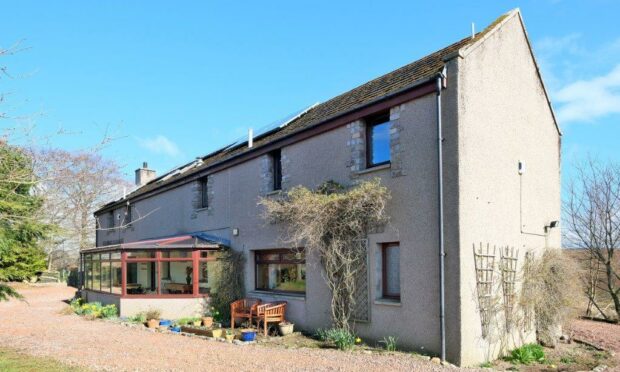 This delightful five-bedroom family home near Inverurie is the talk of the town.