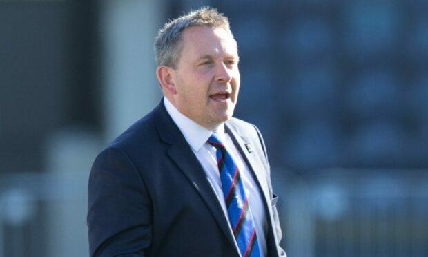 Inverness CT head coach Billy Dodds.