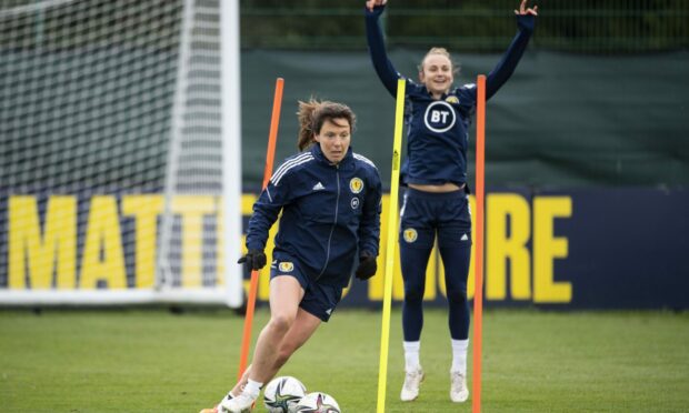 Scotland Women will train at the national base at the Oriam ahead of the World Cup qualifier against Ukraine.