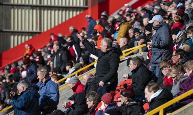 Aberdeen fans will be watching their team in the bottom six for the remainder of the season.