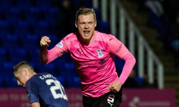 Billy Mckay has now bagged 84 goals for the Caley Jags.