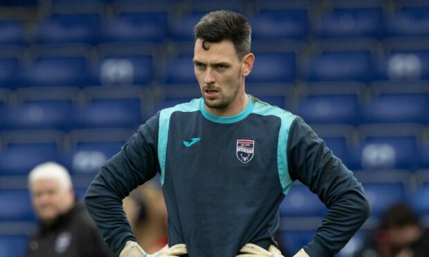 Ross County goalkeeper Ross Laidlaw. Image: SNS Group