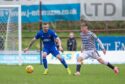 Cove Rangers defender Scott Ross with Queen's Park's Connor Smith
