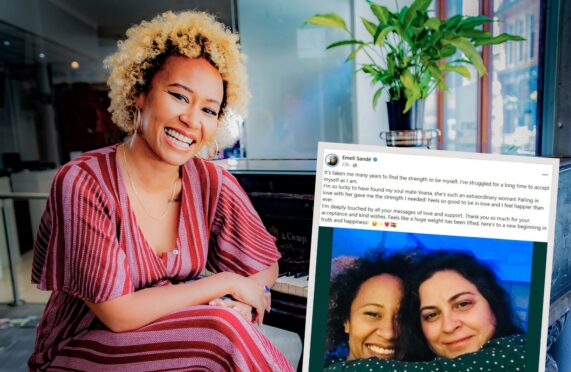 Emeli Sande has said she was grateful for fans' support after revealing she was in a same-sex relationship. Picture by Alan Peebles.