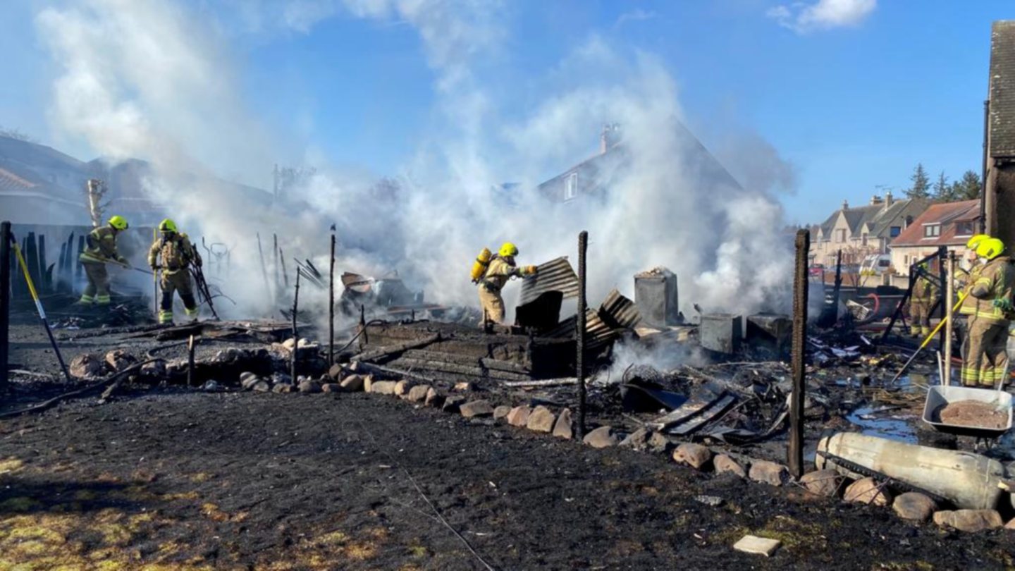 Gas canister explosion rocks Alford with 'loud bang' after shed fire
