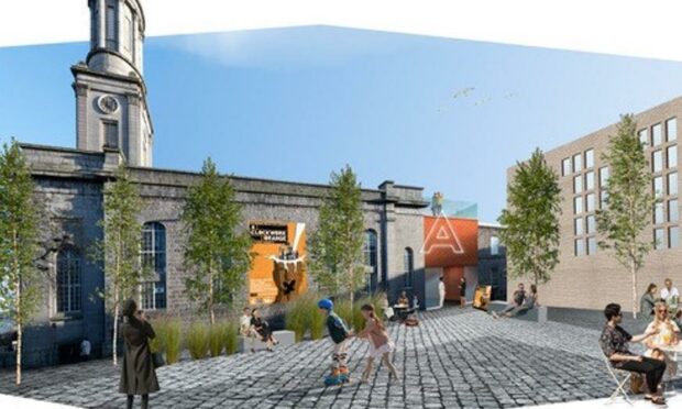 Redevelopment plans: This image reveals how the revamped Aberdeen Arts Centre would look.