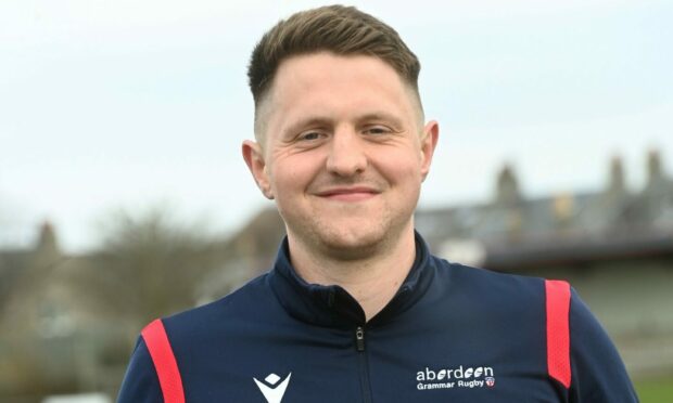 Nat Coe, who has stepped up from playing into a coaching role at Aberdeen Grammar