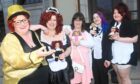 Picture of fans of The Rocky Horror Show who have dressed up.
Pictured are from left, Mandy Innes, Fiona Derrett, Donna Brodie, Jessica Innes and Amy Morrison