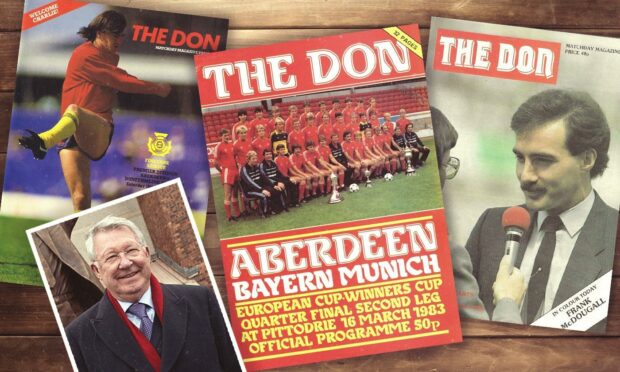 The pages of history: Classic programmes from the Alex Ferguson era.