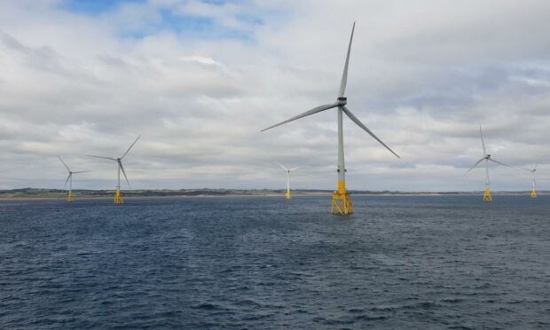 European Offshore Wind Deployment Centre in Aberdeen Bay.