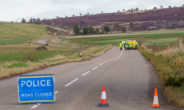 A 59-year-old motorcyclist was pronounced dead at the scene.