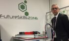 Nescol Principal Neil Cowie pictured in the Future Skills Zone at the Fraserburgh campus.