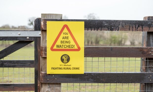 Farmers have been urged to increase security when the clocks go back. Image: NFU Mutual.