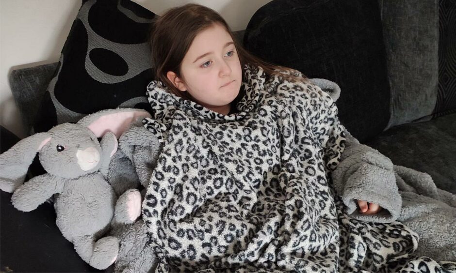 Anna has been left feeling isolated sitting on the sofa most days since she fell ill.