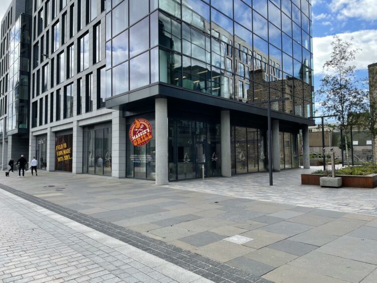 A mockup of what Maggie’s Grill Marischal Square could look like
