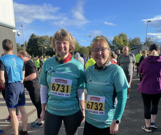 Fiona Howie and her friend Diane Maciver took part in the Loch Ness 10K in October.