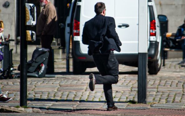 Ian Hector ran from court to avoid photographers.