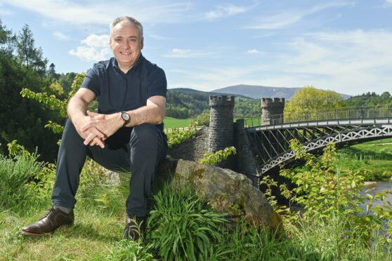 Pictures by JASON HEDGES 31.05.2021 URN: CR0028621 Richard Lochhead MSP has written to the Chief Executive of Visit Scotland seeking a package of support to help the tourism sector in Speyside and across Moray recover from the pandemic and impact of recent tougher restrictions in the area. Richard is pictured at Craigellachie Bridge.