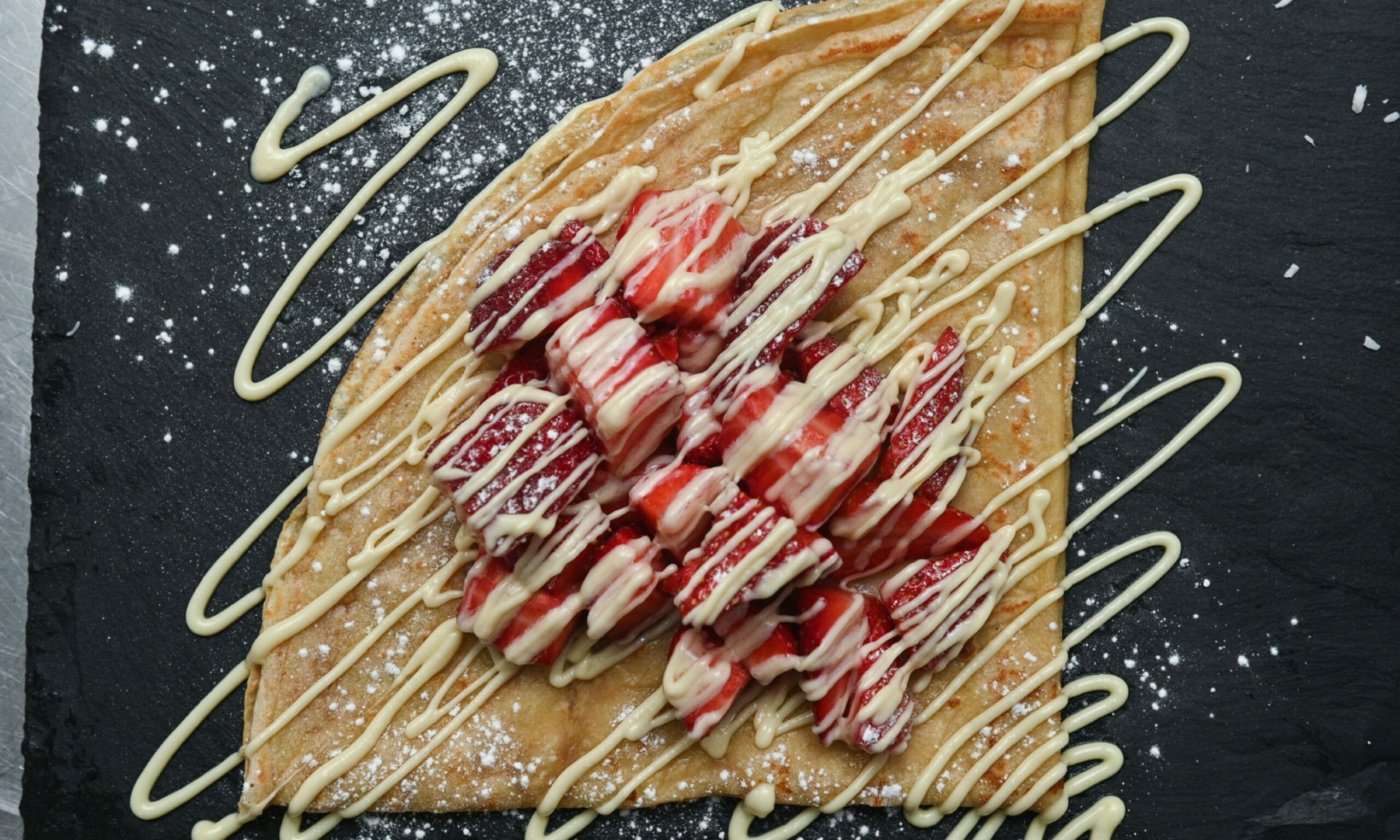 A crepe from one of the new Aberdeen beach food trucks