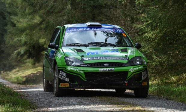 Banchory's Bruce McCombie ahead of the Speyside Stages in 2022.