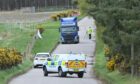 David Anderson died after being struck by a lorry on Birnie Road in Elgin.
