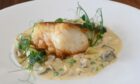 Loin of cod in a plate