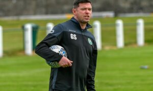 Buckie Thistle manager Graeme Stewart.