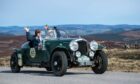 The Flying Scotsman classic car rally on its final leg through Cairn O'Mount. Picture by Kath Flannery.